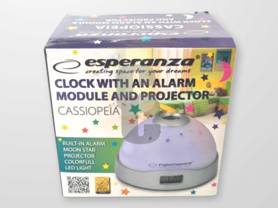 Часовник с аларма и проектор